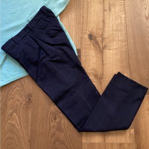 J.Crew Navy Blue Pants 4R Stretch